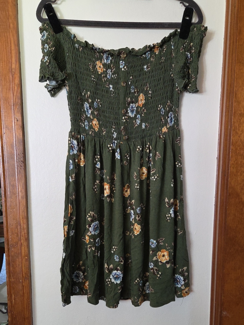 Floral Smocked Dress Size M